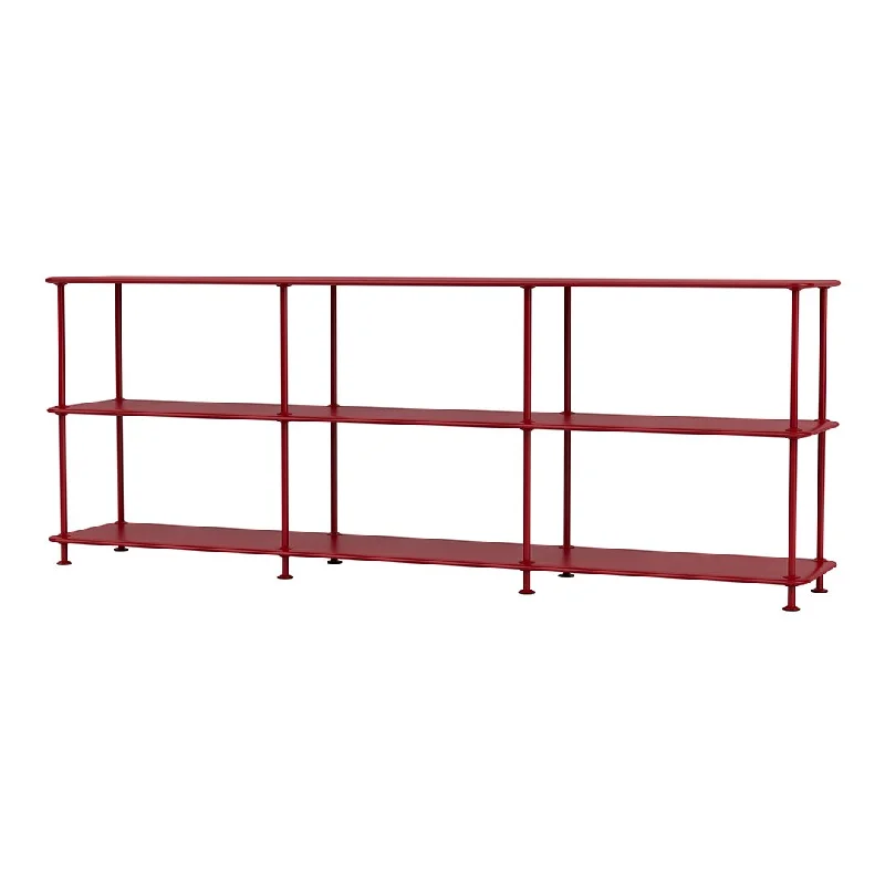 bookshelf with a modern vibe for office or living room -Montana Low Shelving System