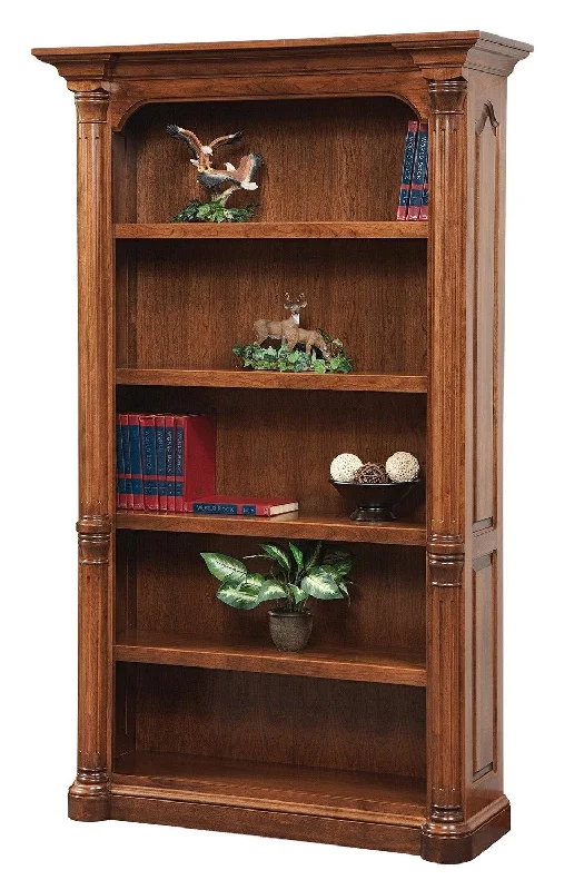 bookshelf with a sturdy frame -Jefferson Amish Bookcase