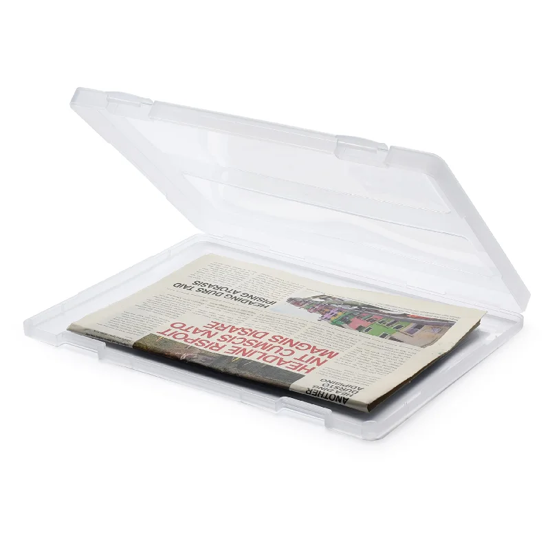 office supplies for client follow-up meetings-Jtj Sourcing - Plastic Storage Box For Letter A4 Paper - Document Magazine