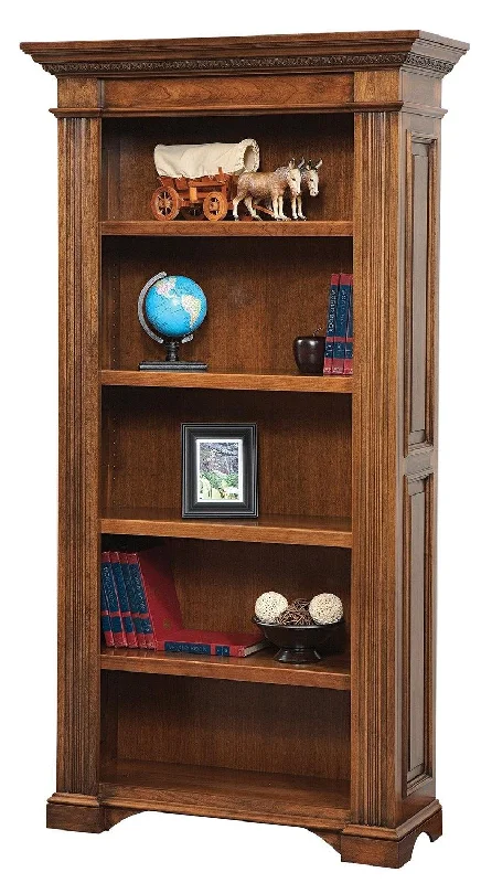 Scandinavian style bookshelf for living room -Lincoln Amish Bookcase