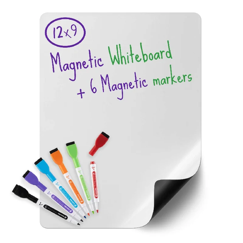 office supplies for corporate workspace setups-Magnetic Dry Erase Board -Refrigerator Whiteboard Magnetic -Small Whiteboard