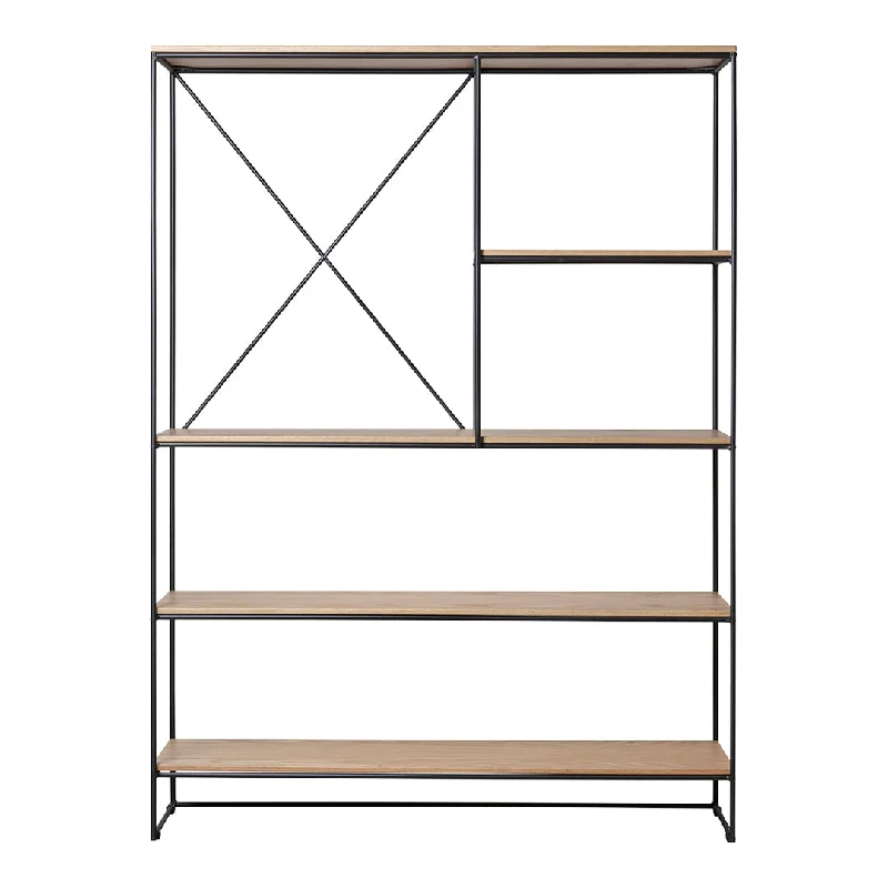 bookshelf with spacious storage areas for decor -Planner Shelving - Large