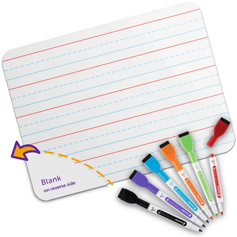 office supplies for improving team interaction-Quality Ruled Dry Erase Lapboard - Dry Erase Board With Lines And Blank Surface