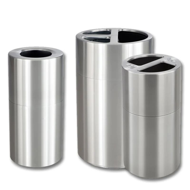 outdoor-garbage-bin-for-home-Recycling/Trash Can, Stainless Steel