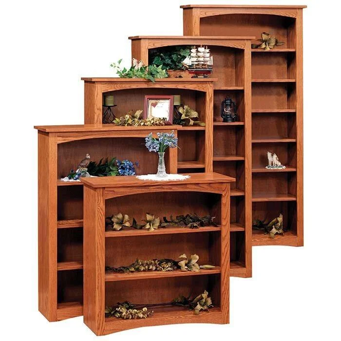 bookshelf for storing books, artwork, and decor -Shaker 36" Amish Bookcase Collection