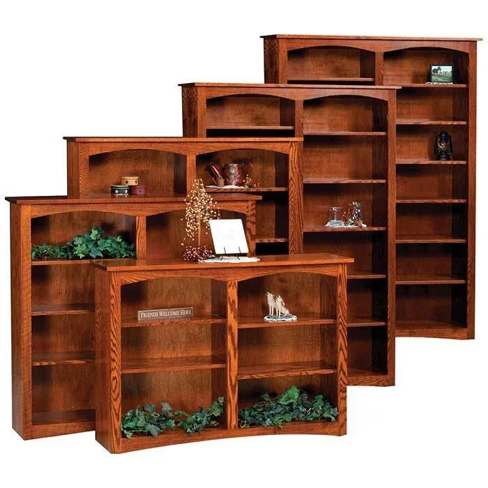 bookshelf with industrialShaker 48"Amish  Bookcase Collection