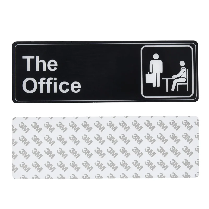 office supplies for time management tools-Signs  Door Or Wall Office Sign - Durable, Tear-Resistant Material - Self