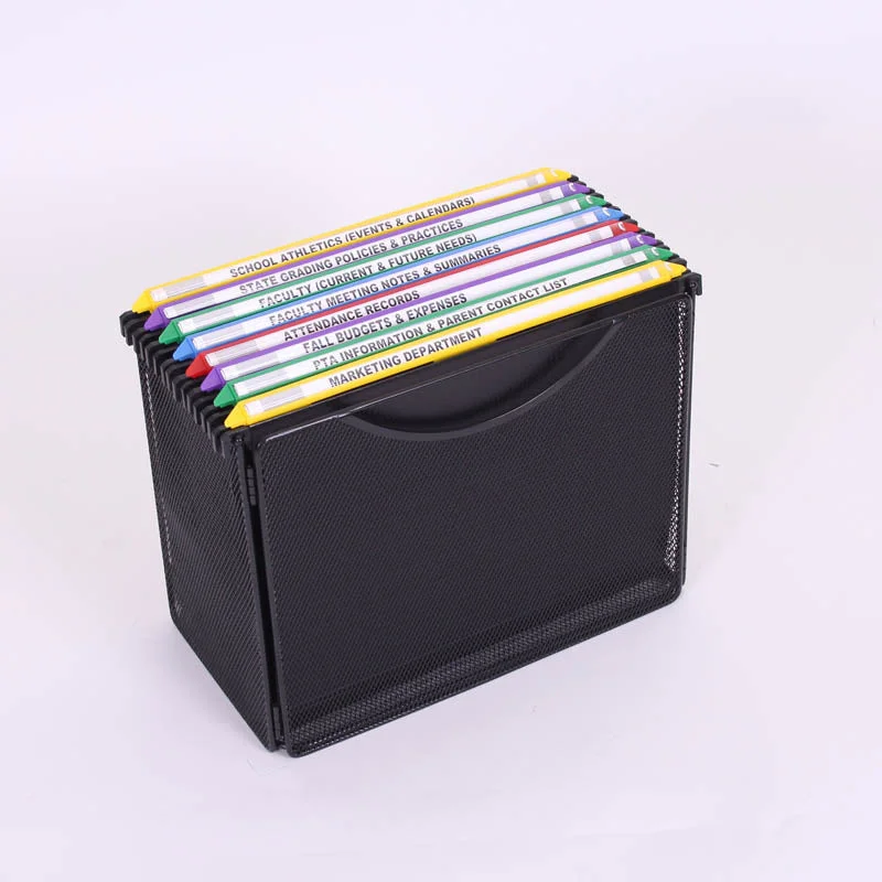 storage box for organizing small items on desk-UltiMesh Desktop BoxFile PLUS+ 5 PolyMagniFiles