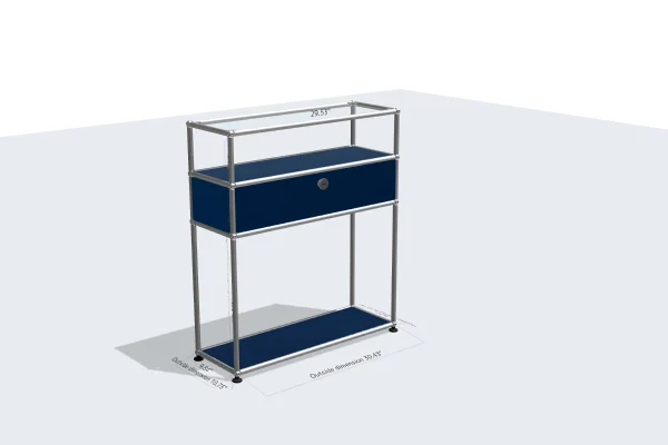 eco-conscious filing cabinet with sustainable materials -USM Configuration 33978439