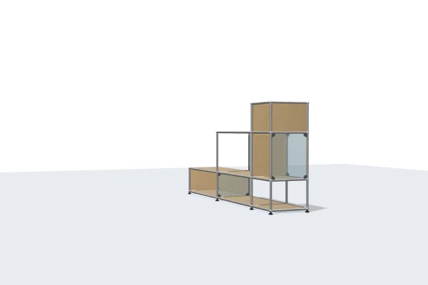 fire-resistant filing cabinet with double-layered insulation -USM Configuration 40562598