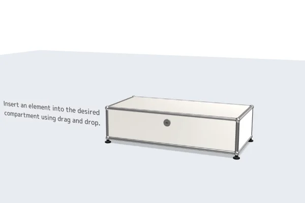 ergonomic filing cabinet for workspace organization -USM Configuration 64628969