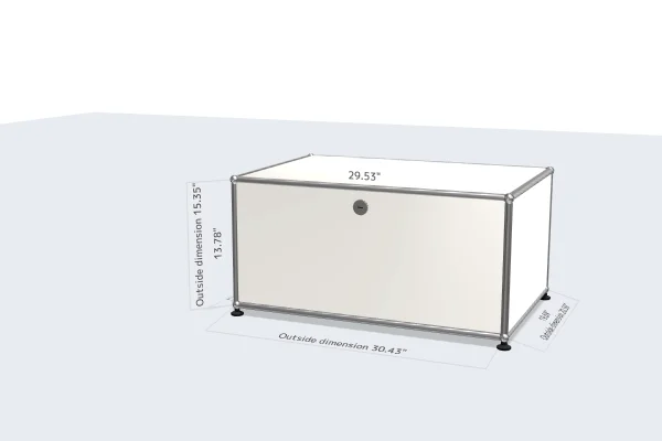 filing cabinet with soft-close drawers -USM Configuration 66191535