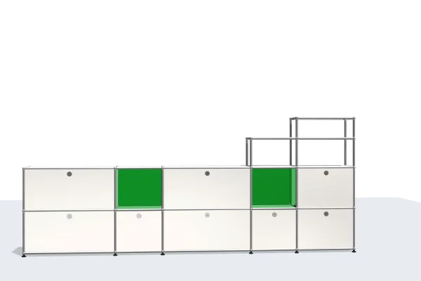 filing cabinet with adjustable shelves -USM Configuration 67963800