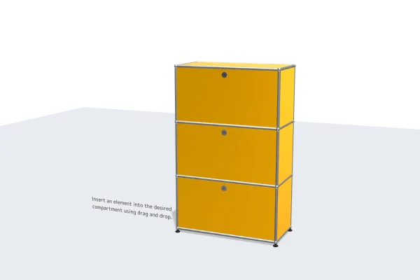 ultra-light filing cabinet for easy mobility -USM Configuration 68297235