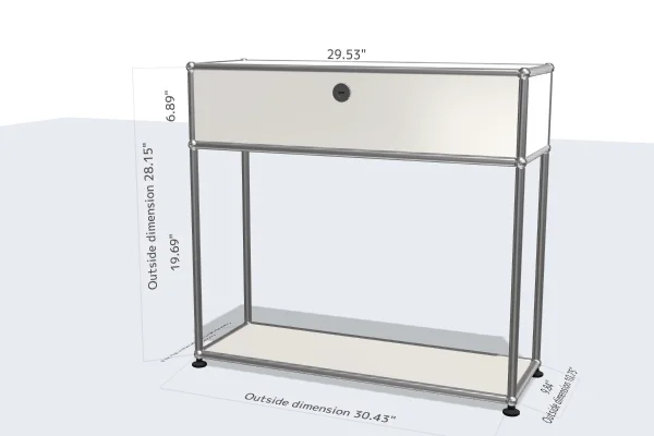 modular filing cabinet with interchangeable sections -USM Configuration 73959423