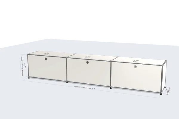 compact filing cabinet for small offices -USM Configuration 79256419