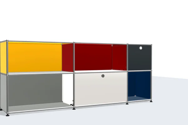 modern filing cabinet with lock -USM Configuration 961552