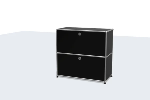 ergonomic filing cabinet with elevated base -USM Configuration 99976205