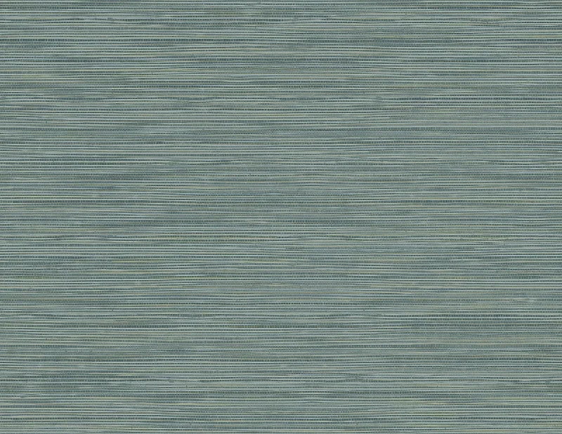 wallpaper with classic chic designs-Bondi Teal Grasscloth Texture Wallpaper from the Warner XI Collection