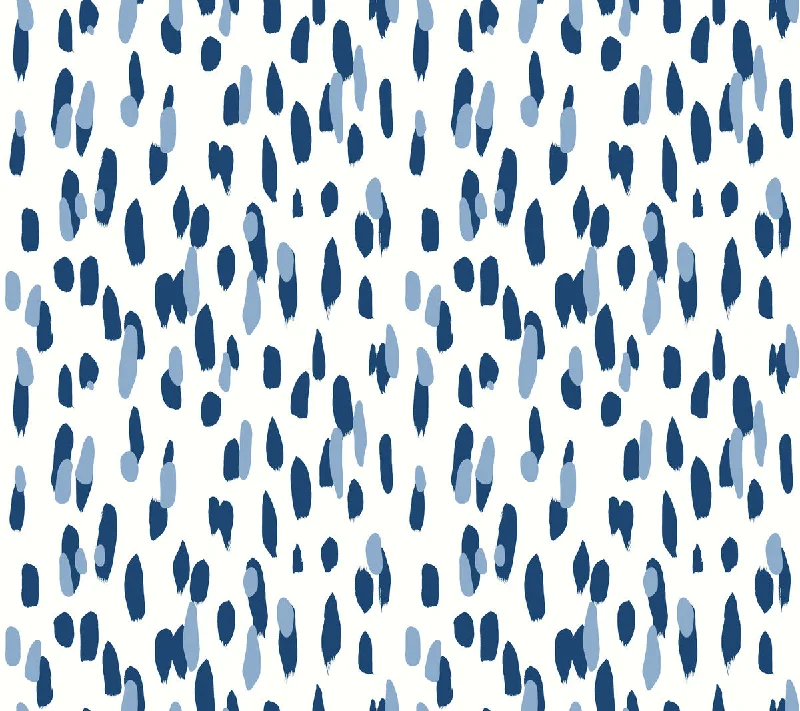 wallpaper for fun kids rooms-Club House Navy Blue Peel & Stick Wallpaper from the Madcap Cottage Collection