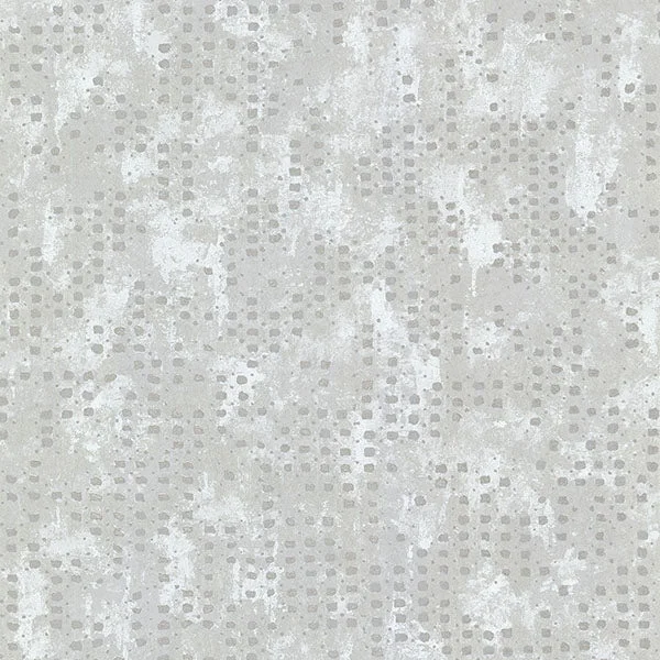 wallpaper for sophisticated spaces-Felsic Silver Studded Cube Wallpaper from the Lustre Collection