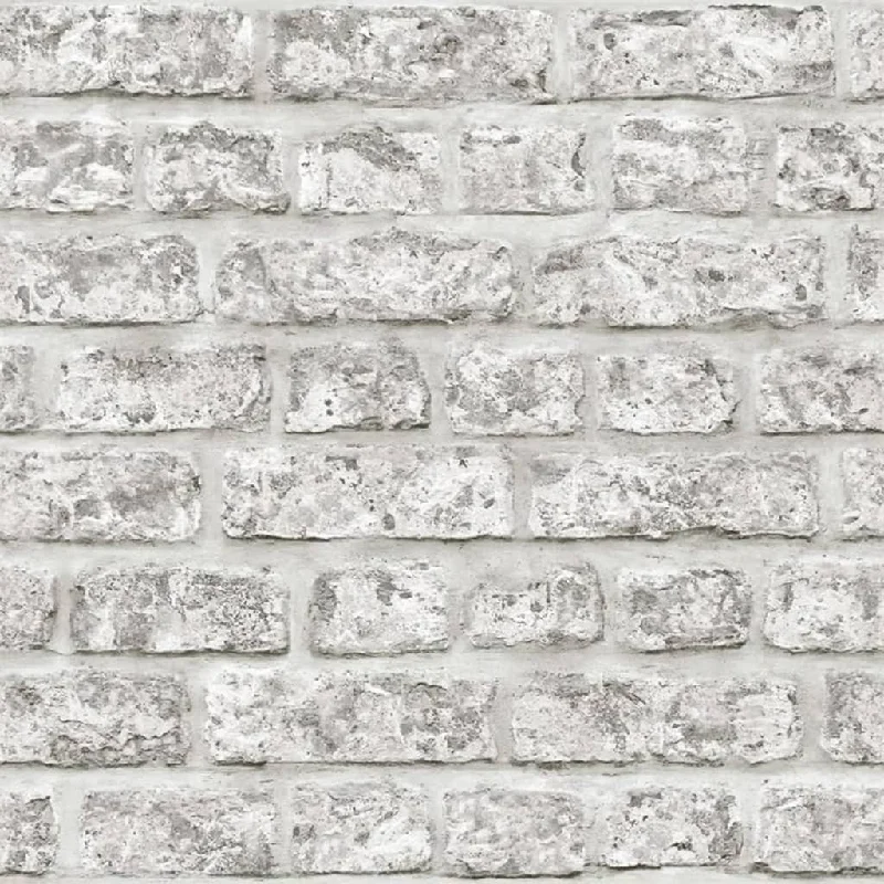 wallpaper with delicate patterns-Noordwand Topchic Wallpaper Brick Wall Dark Grey