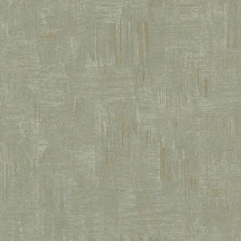 wallpaper for rustic farmhouse-Noordwand Topchic Wallpaper Scratched Look Metallic Green and Grey