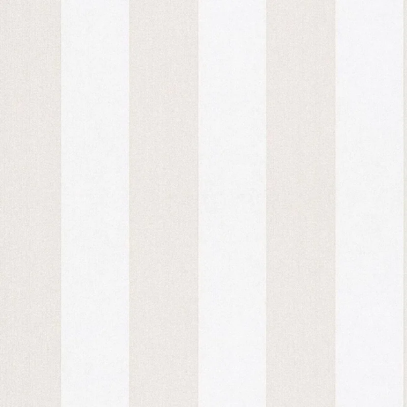 wallpaper with soft floral patterns-Noordwand Topchic Wallpaper Stripes Beige and White