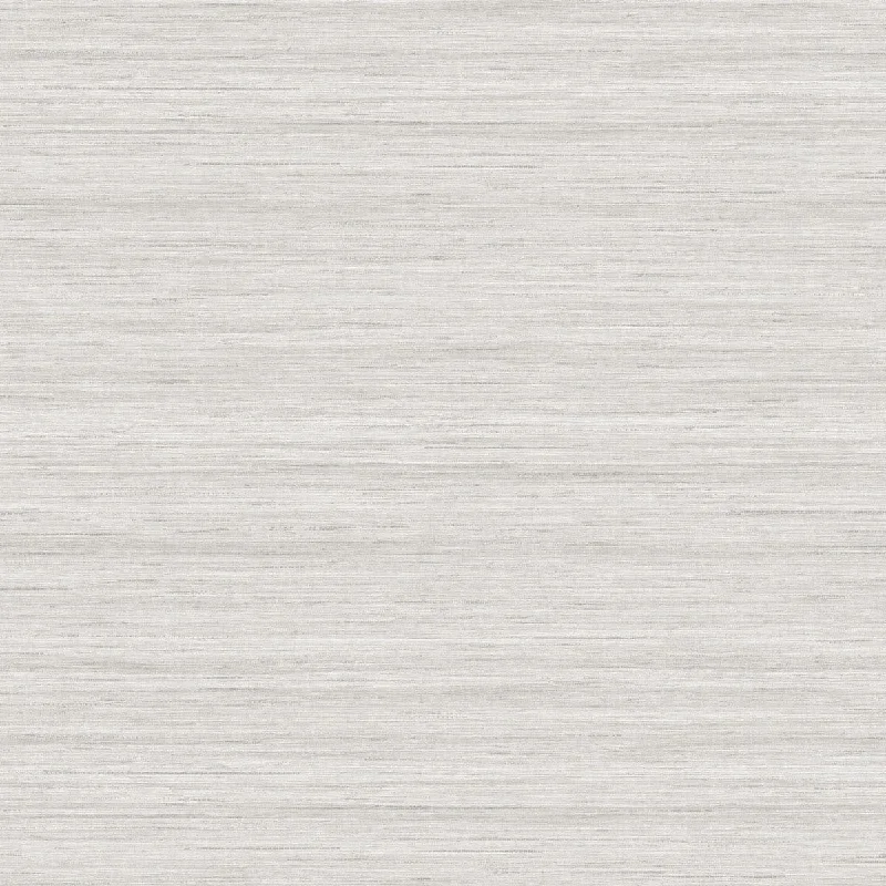 wallpaper for luxurious living areas-Shantung Silk Wallpaper in Lily White from the More Textures Collection